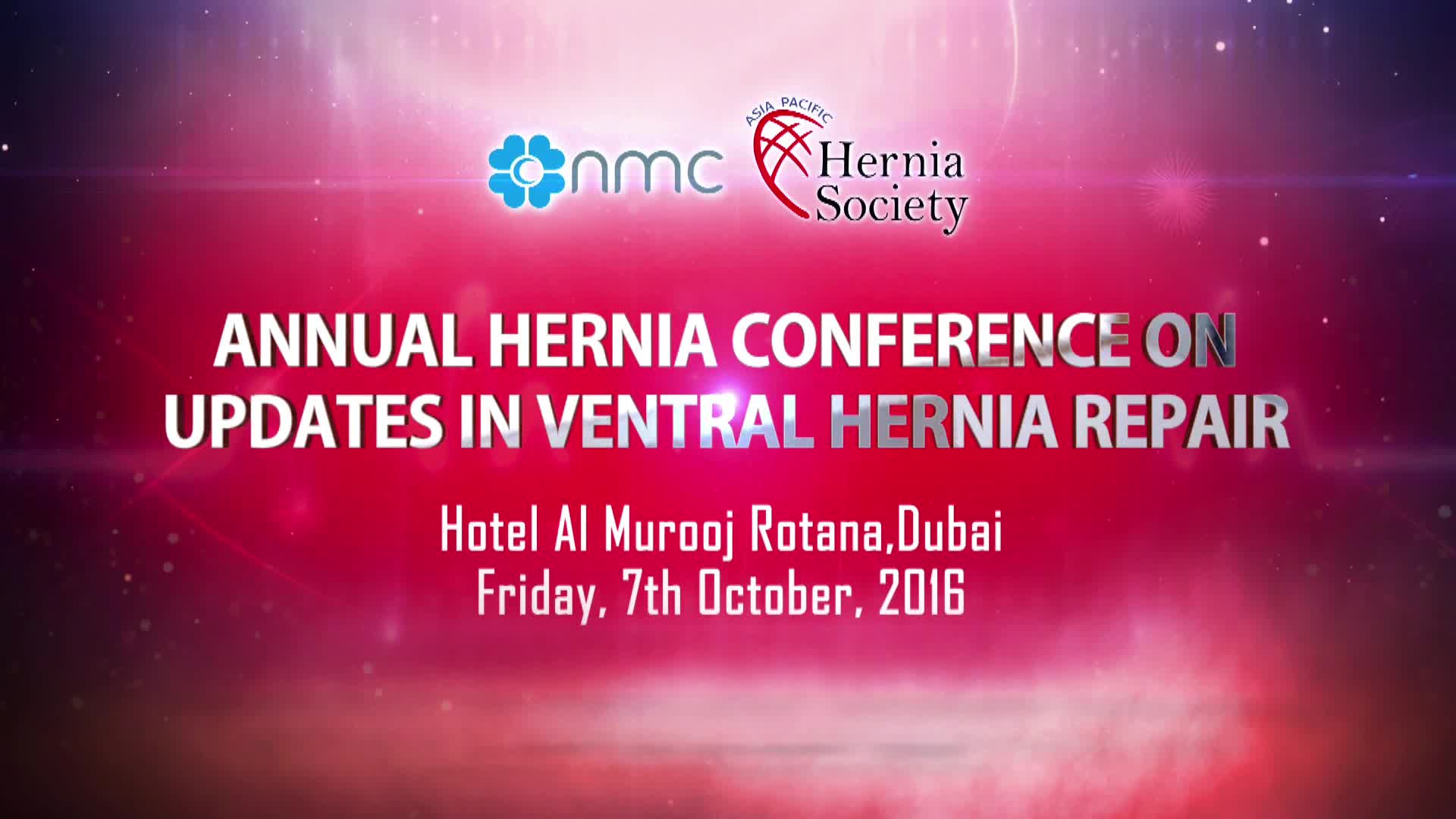 NMC- HERNIA CONFERENCE Part-02- Keynote Address